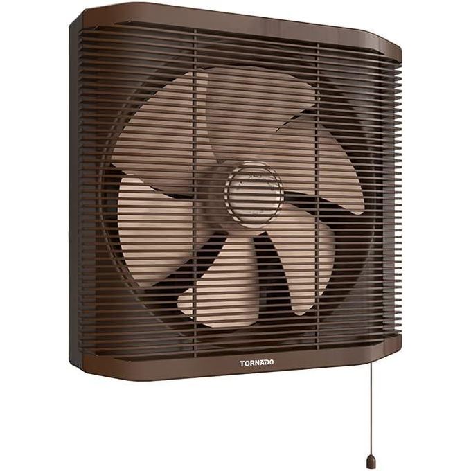 TORNADO Bathroom Ventilating Fan 25 cm, Privacy Grid, Creamy x Brown TVS-25CN