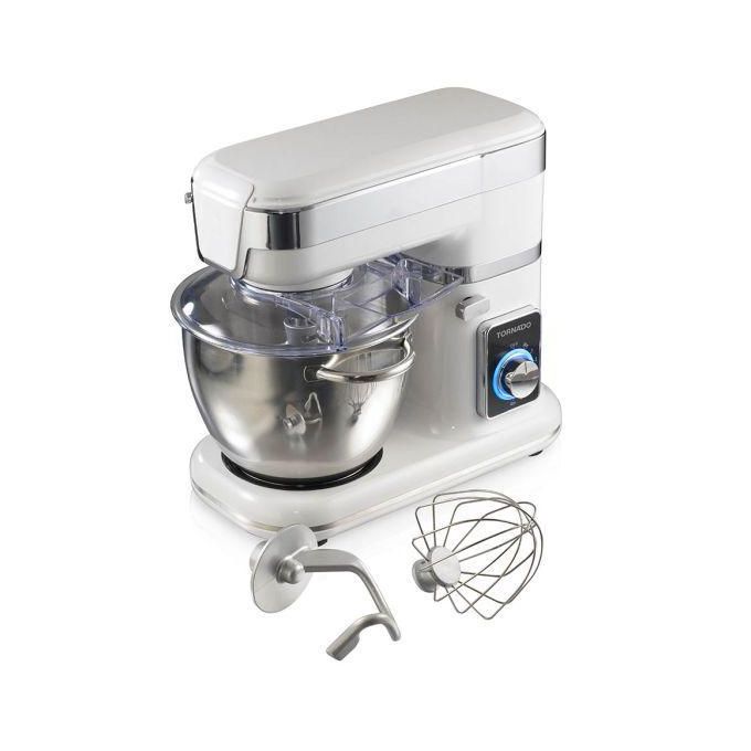 TORNADO 700W Stand Mixer, 4.5L Stainless Steel Bowl, White, SM-700