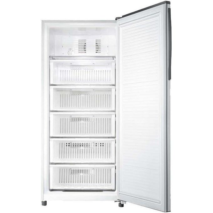 Toshiba ديب فريزر بخاصية اذابة الثلج (نو فروست) ب5 ادراج بسعة 223 لتر من توشيبا، ذهبي فاتح - GF-22H-C