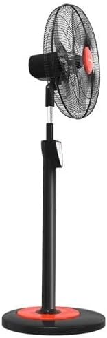 Tornado Stand Fans 18 inch , 4 Blades With Remote Control , EFS-95SR - Red&Black