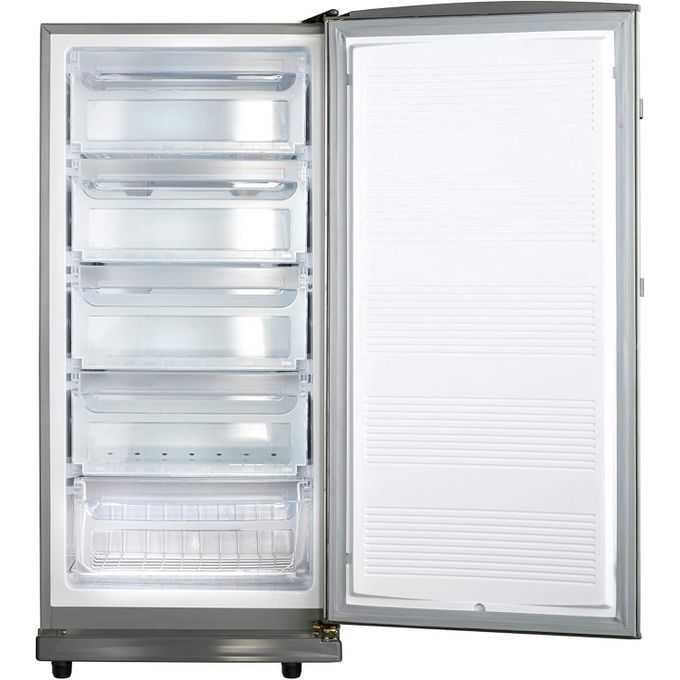 Electrostar LD220NPR No Frost Prestige Upright Deep Freezer - 5 Drawers, Silver