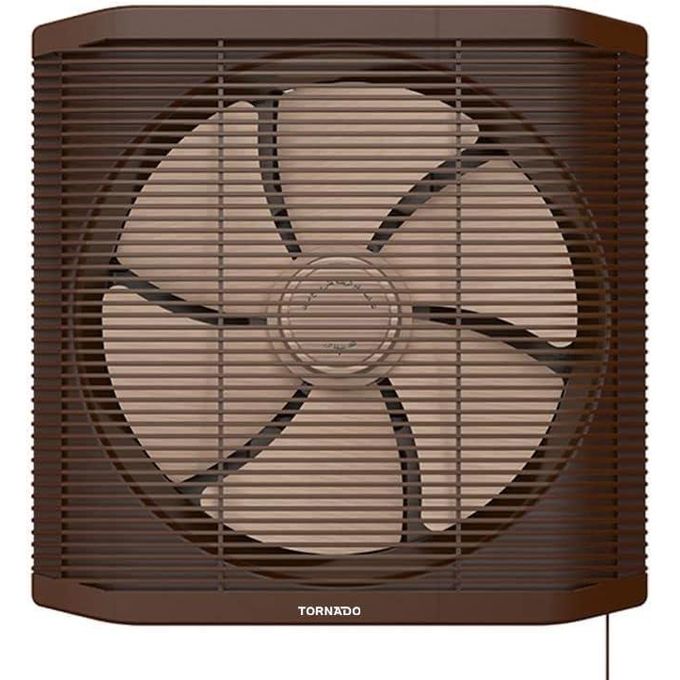TORNADO Bathroom Ventilating Fan 25 cm, Privacy Grid, Creamy x Brown TVS-25CN