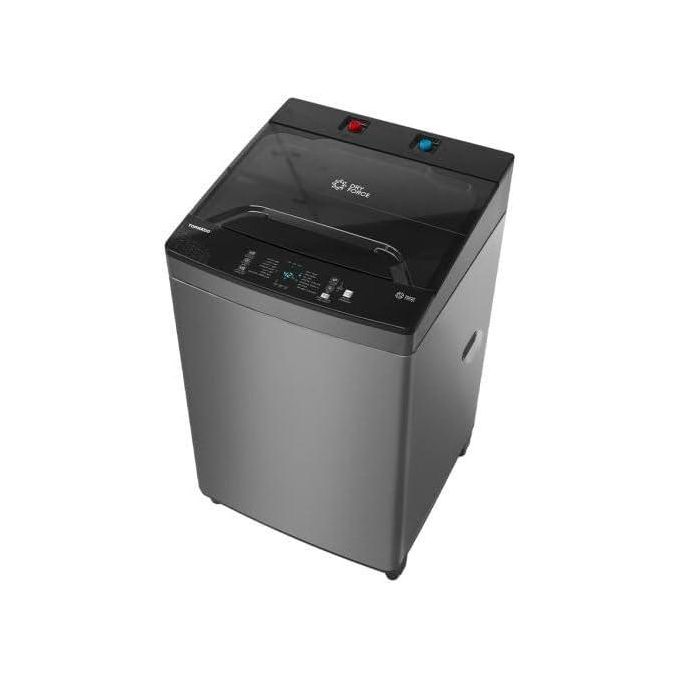 TORNADO Washing Machine 8 Kg- Pump-Anti Tangle Pulsator-Rapid wash -Anti-bacterial Fan- Silver TWT-TLN08LSL