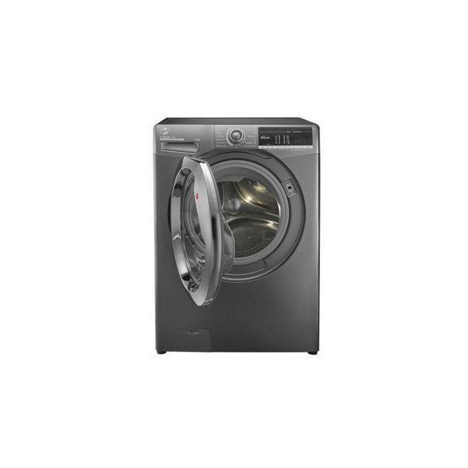 Hoover غسالة أوتوماتيكية بالكامل، 8 كجم، فضي، H3WS383TAC3R-ELA