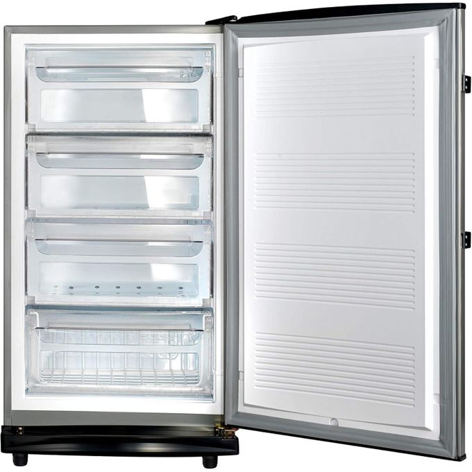 Electrostar LD170DPR Defrost Upright Deep Freezer - 4 Drawers, Silver