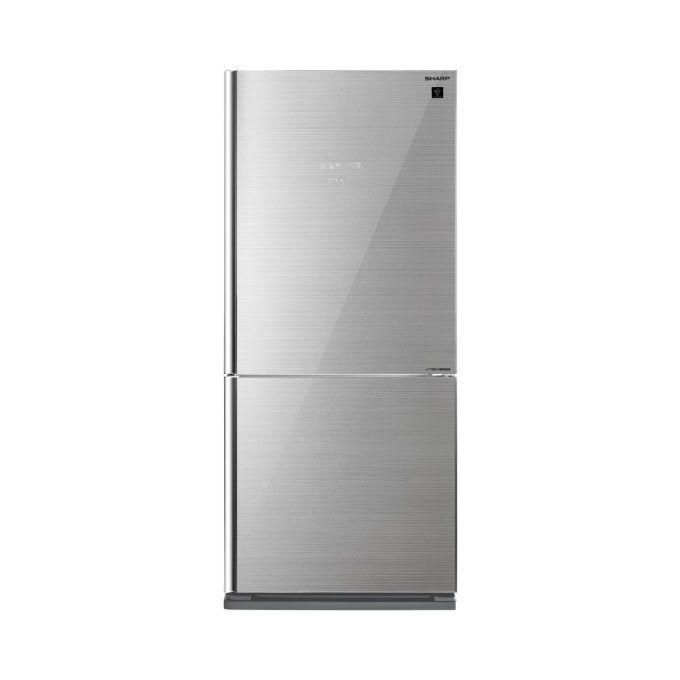 Sharp  Inverter Refrigerator Bottom Freezer 558 Liters Silver SJ-GV73J-SL