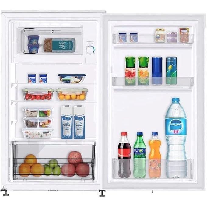 TORNADO Refrigerator Defrost 100 Liter, 1 Door Mini Bar In White Color MBR-AR100-W