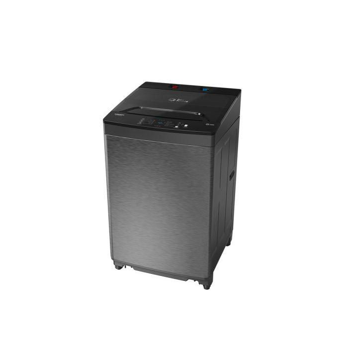 TORNADO Washing Machine 8 Kg- Pump-Anti Tangle Pulsator-Rapid wash -Anti-bacterial Fan- Silver TWT-TLN08LSL