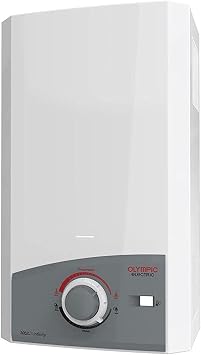 Olympic vicki gas heater 10l white digital smoke - White