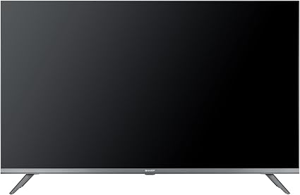 Sharp HD Smart Frameless LED TV, 32 Inch, with Built-in Receiver, 2T-C32fG6EX - Black