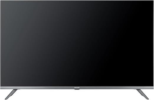 Sharp2KUHD Frameless Smart LED TV, 43 Inch, with Built-in Receiver, 2TC43FG6EX- Black