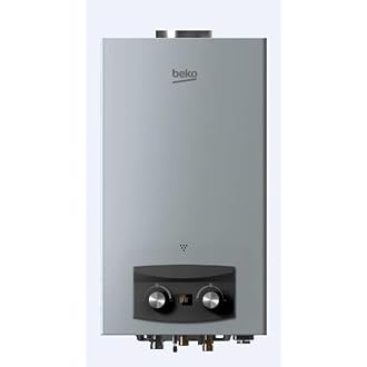 سخان مياه تورنيدو غاز 10 لتر غاز طبيعي أسود زجاجي GHE-10MP-GB