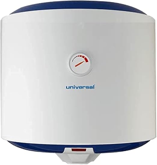 Universal Electric Water Heater, 30 Liters - White Blue