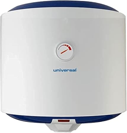 Universal Electric Water Heater, 30 Liters - White Blue