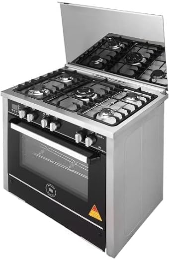 Unionaire C69SS-2SC-511-IDSFP-2W-AL Cooker, 5 Burners, 90×60 cm - Silver