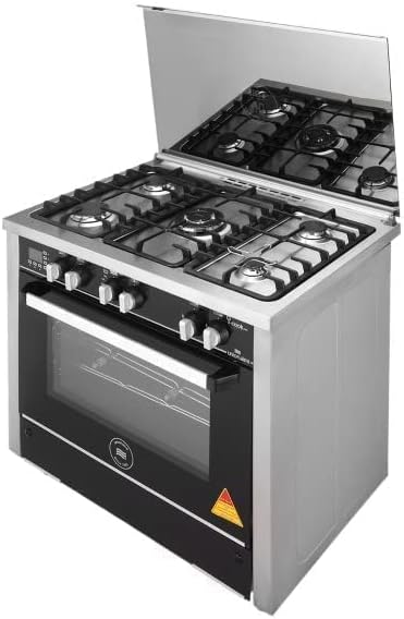 Unionaire C69SS-2SC-511-IDSFP-2W-AL Cooker, 5 Burners, 90×60 cm - Silver