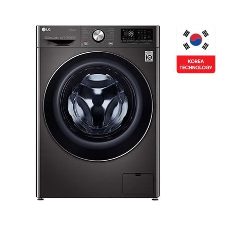 LG Vivace Front Load Automatic Washing Machine With Dryer, 10.5 KG, Black Steel- F4V9RCP2E