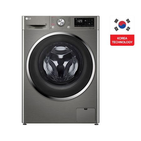 LG Vivace washing machine 8 kg , F4R3TYGCP- silver