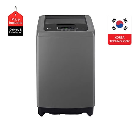 LG Washing Machine, 11kg, Smart Inverter, T1164NEHGB - Grey