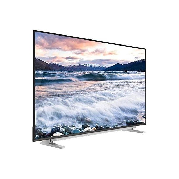 Toshiba 4K Smart Frameless D-LED 50 Inch TV with Built-In Receiver, Black - 50U5965EA - PROMOTIONS (WE, Shahid VIP and WATCH IT), USB, Ethernet, HDMI (Check before accepting delivery)