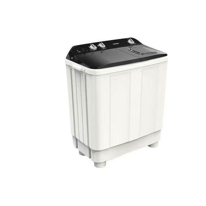 TORNADO  Washing Machine Half Auto Capacity 12 Kg 1200 RPM Pump Lint filter, Anti-Shock Body, Anti-Rat Baseplate White x Black TMH-HS12CP(WK)