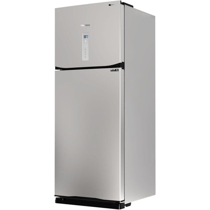 TORNADO Refrigerator Inverter Digital No Frost 450 Liter Silver RF-580ATV-SL