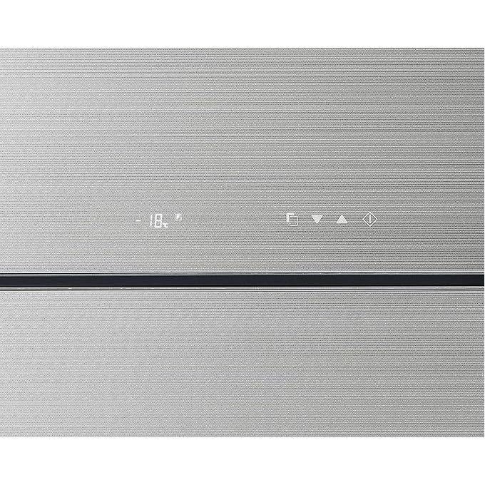 Sharp  Refrigerator Capacity 396 Liter NoFrost, Inverter, Digital, Plasmacluster, Ag+NanoDeodorizer, Hybrid Cooling System, Tropical, ABS Material, Silver Glass (10Years Full Free Warrany) SJ-GV48G-SL