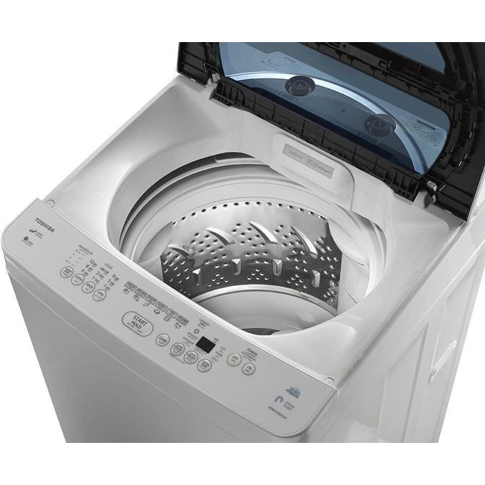 Toshiba غسالة أوتوماتيكية تحميل علوي مع مضخة، 10 كجم، موديل AEW-E1050SUP(DS)