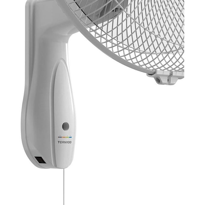 TORNADO Wall Fan 16 Inch 4 Blades White TWF-16W