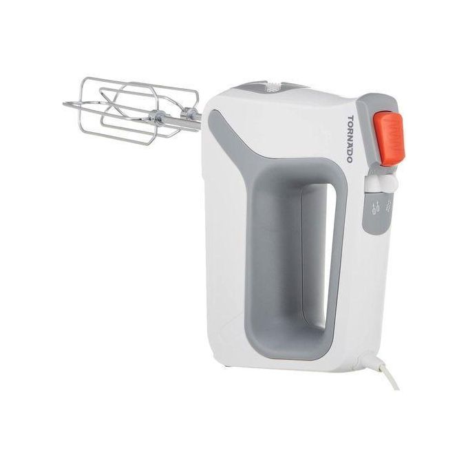 TORNADO Hand Mixer 400 Watt 5 Speeds Chopper White THM-400SS