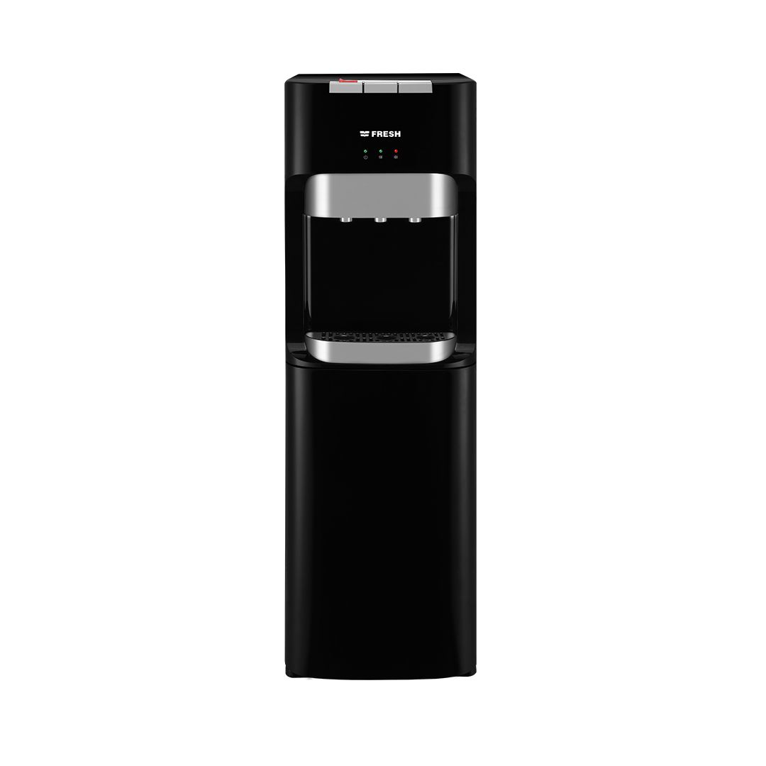 Fresh Water Dispenser 3 Faucets Bottom Loading ,  FW-16VBB - Black