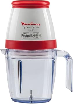 Moulinex Chopper, 600ml, 360 Watt, White - DJ4021EG
