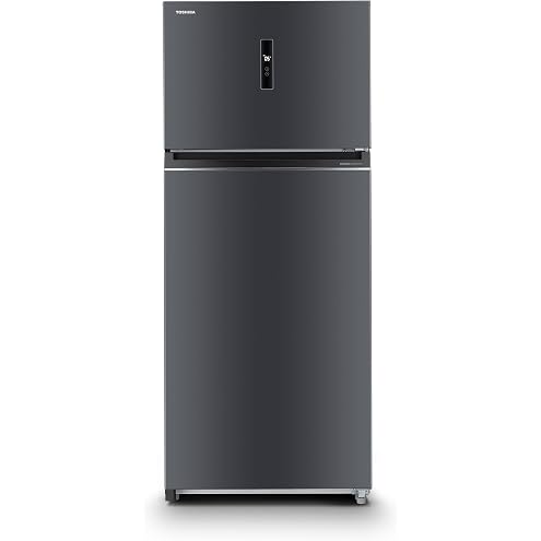 Toshiba Refrigerator GR-EF40-J-C , 355 Liter 2 Doors No Frost - Champagne