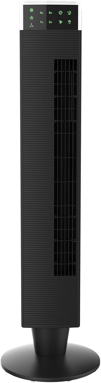 Tornado Tower Fans , With Remote Control , TTF-65 - Black