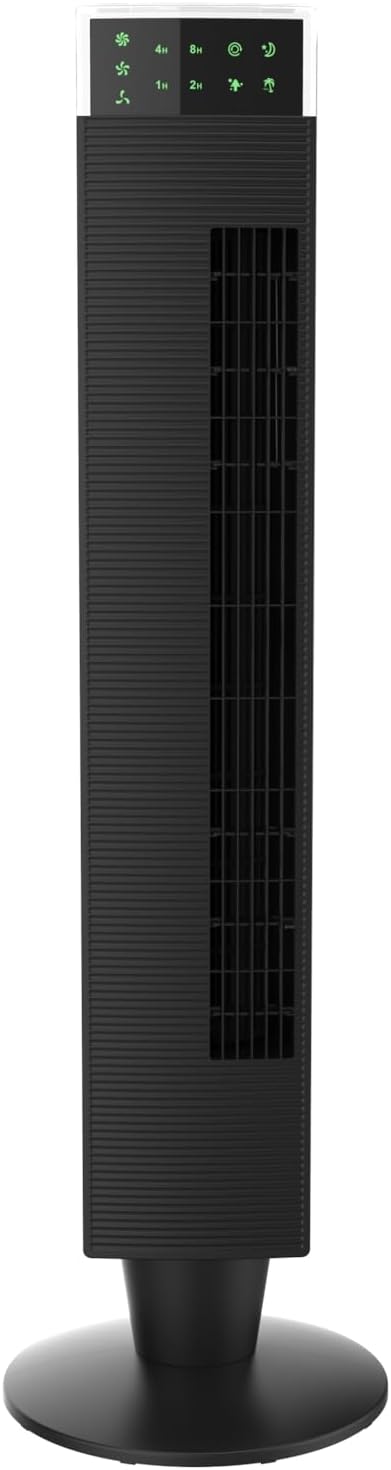 Tornado Tower Fans , With Remote Control , TTF-65 - Black