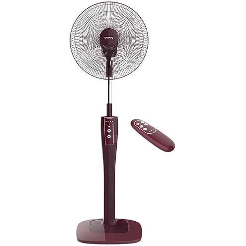 Tornado Stand Fans 16 Inch , 4 Blades Without Remote Control , EFS-64 - Silver