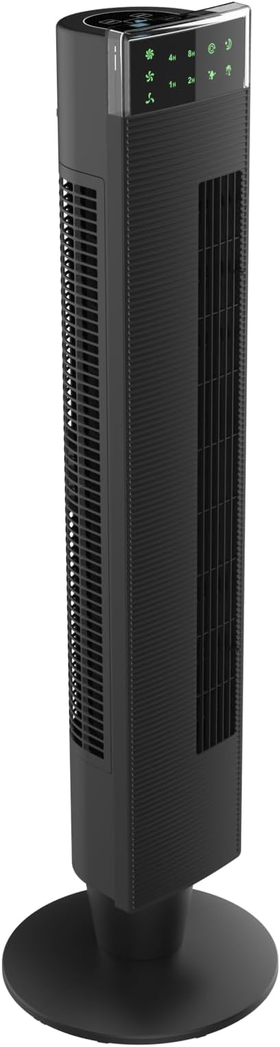 Tornado Tower Fans , With Remote Control , TTF-65 - Black