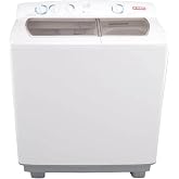 Toshiba Half Automatic Top Loading Washing Machine, Two Motors, 10 KG, VH-1000 - White