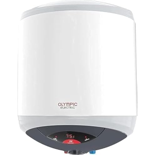 Olympic vicki gas heater 10l white digital smoke - White