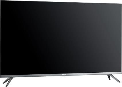 Sharp2KUHD Frameless Smart LED TV, 43 Inch, with Built-in Receiver, 2TC43FG6EX- Black