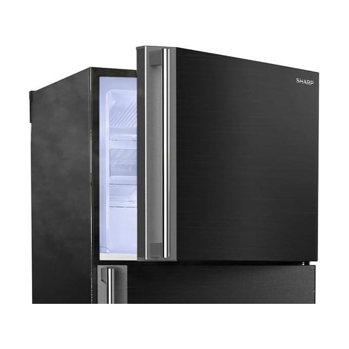 Sharp SJ-48C(BK) No Frost Refrigerator with 2 Doors, 396 Liters, Black