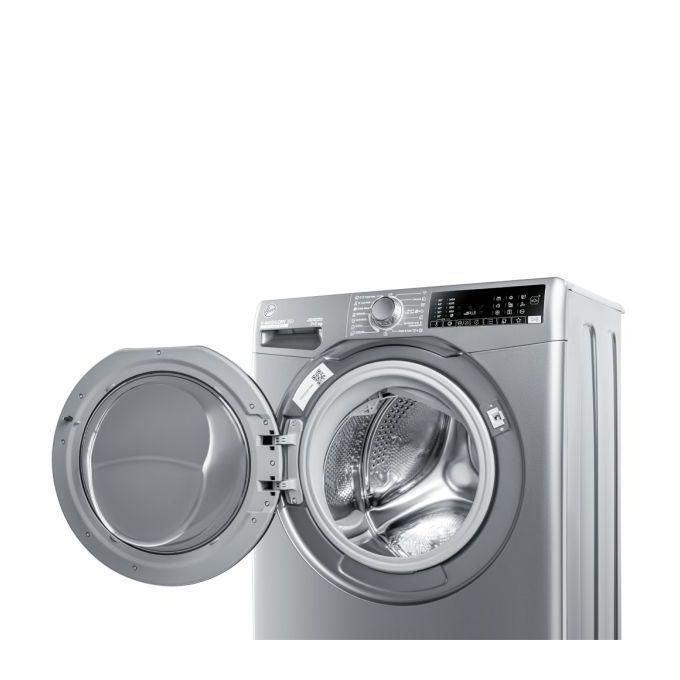 Hoover  Washing Machine Fully Automatic 7Kg With 5 Kg Dryer Inverter-1400 RPM- Steam Function- WIFI- KG Mode- Active Wash- Rapid Wash- Drum Clean- ItalianTechnology- Silver H3DPS4756TMBRELA