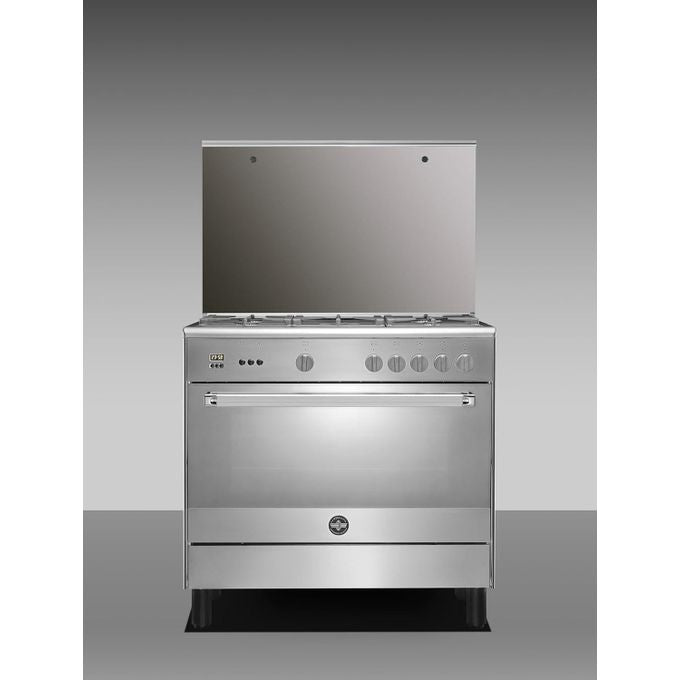 La Germania Freestanding Cooker 90 x 60, 5 Gas Burners, Stainless 9C10GLA1X4AWW