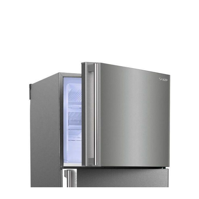 Sharp SJ-48C(ST) No Frost Refrigerator 2 Doors Stainless with Nano Deodorizer Filter - 340 Liter