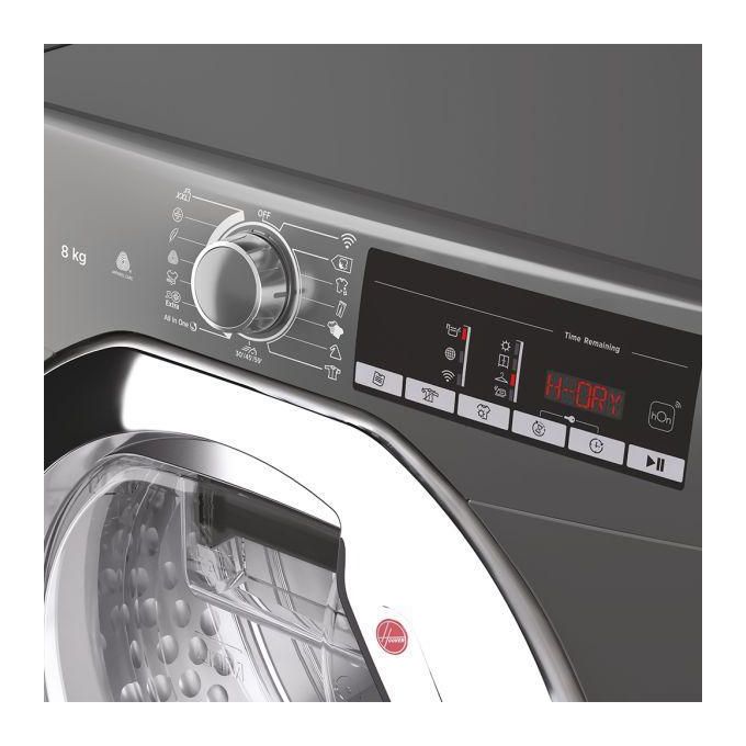 Hoover Front Loading Clothes Dryer 8kg Silver HLEC8TCER-ELA