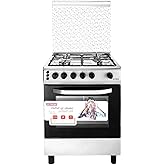 Tecnogas Rostic Gas Cooker, 4 Burners, Silver, 60 cm - 2450/9