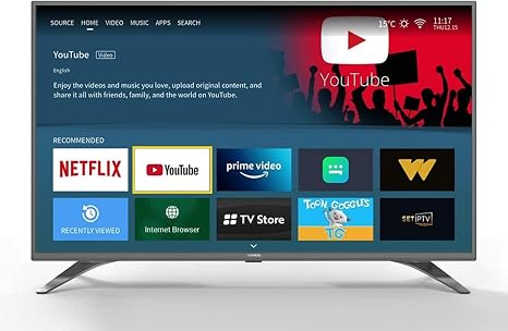 شاشة تليفزيون تورنيدو HD سمارت 32 بوصة ريسيفر داخلي 32ES1500E