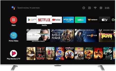 Tornado 65 Inch, 4K Smart Frameless LED TV, 65UA1400E - Black
