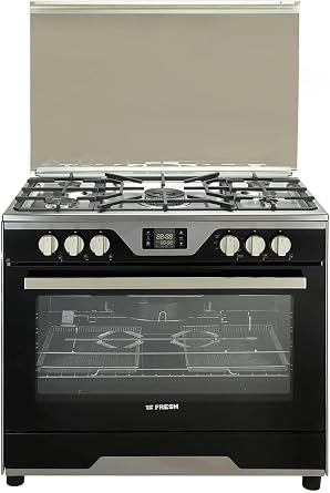 Fresh Modena Soft Gas Cooker 5 Burners, Stainless Steel- 11745