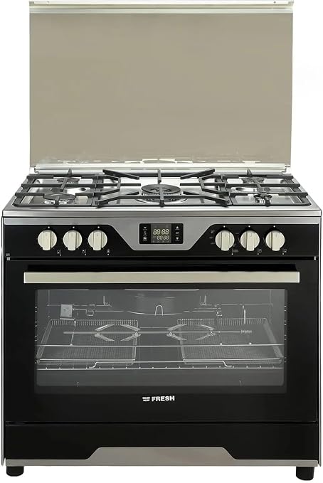 Fresh Modena Soft Gas Cooker 5 Burners, Stainless Steel- 11745